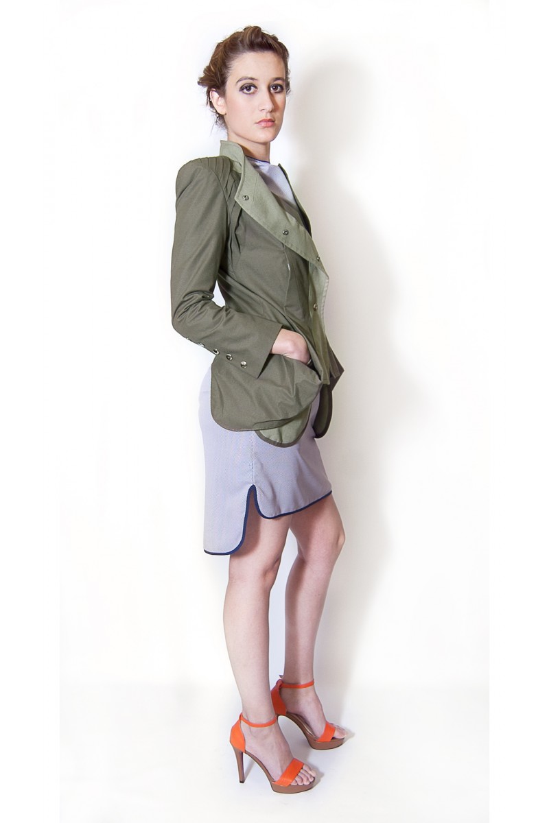 Chaqueta parka impermeable Bicicleta . Verde militar